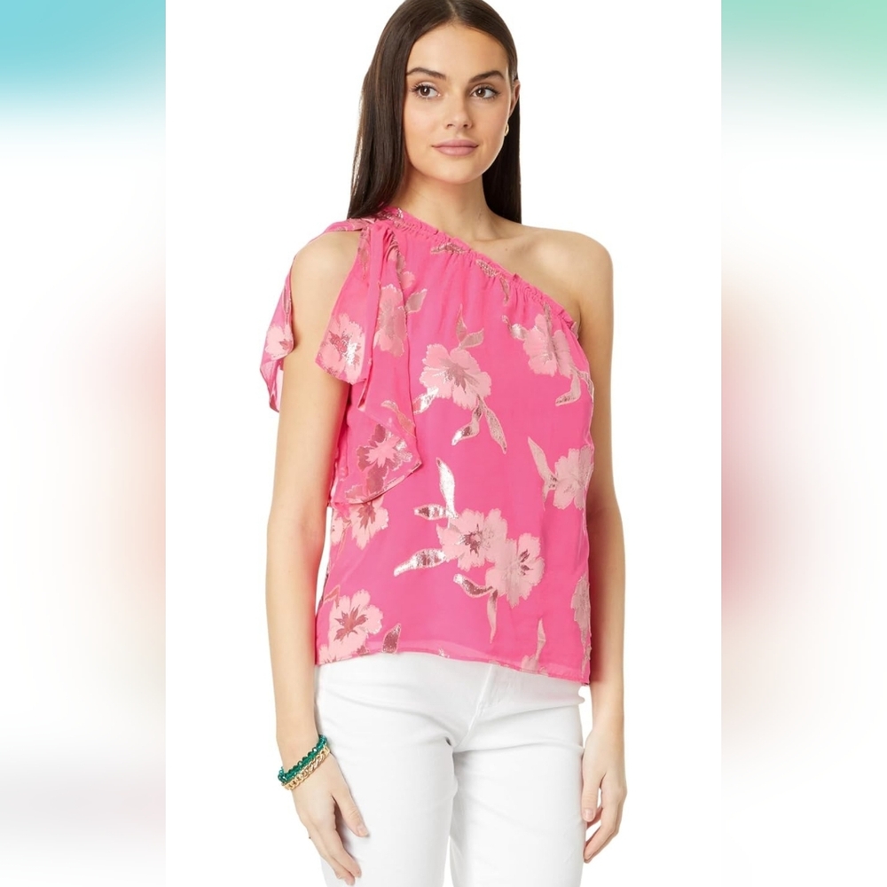 Lilly Pulitzer "Sarahleigh" One Shoulder Top